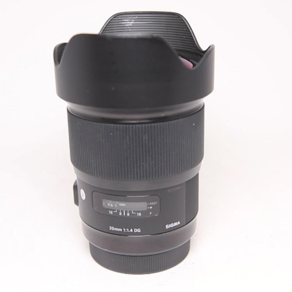 Used Sigma 20mm f/1.4 DG HSM Art Lens Canon EF
