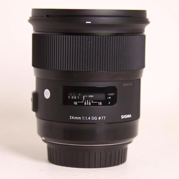 Used Sigma 24mm f/1.4 DG HSM Art Lens Canon EF