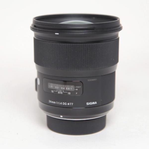 Used Sigma 24mm f/1.4 DG HSM Art Lens Nikon F
