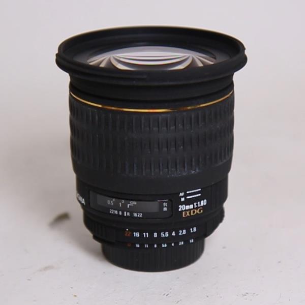 Used Sigma 20mm f/1.8 EX DG Aspherical RF - Nikon fit