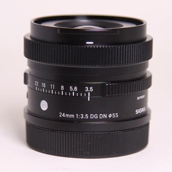 Used Sigma 24mm f/3.5 DG DN Contemporary L Mount lens