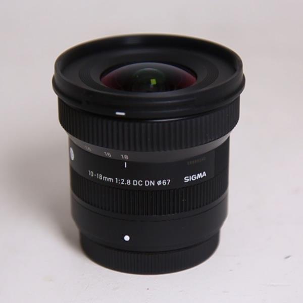 Used Sigma 10-18mm f/2.8 DC DN Contemporary Lens for Fujifilm X