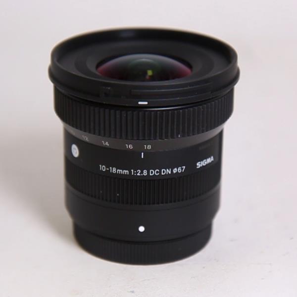 Used Sigma 10-18mm f/2.8 DC DN Contemporary Lens for Fujifilm X