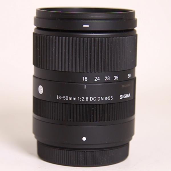 Used Sigma 18-50mm f/2.8 DC DN Contemporary Lens for Fujifilm X