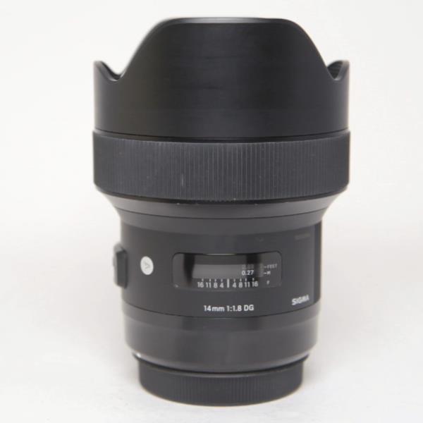 Used Sigma 14mm f/1.8 DG HSM Art Lens Canon EF