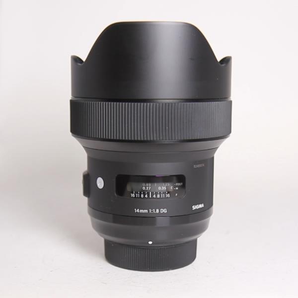 Used Sigma 14mm f/1.8 DG HSM Art Lens Nikon F