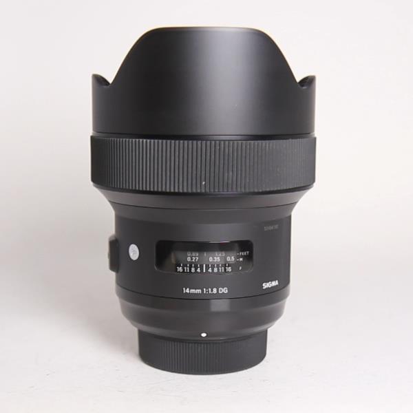 Used Sigma 14mm f/1.8 DG HSM Art Lens Nikon F