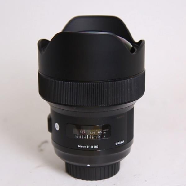 Used Sigma 14mm f/1.8 DG HSM Art Lens Nikon F