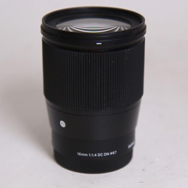 Used Sigma 16mm f/1.4 DC DN Contemporary Lens Sony E