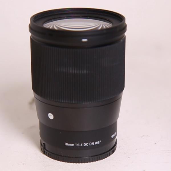 Used Sigma 16mm f/1.4 DC DN Contemporary Lens Sony E