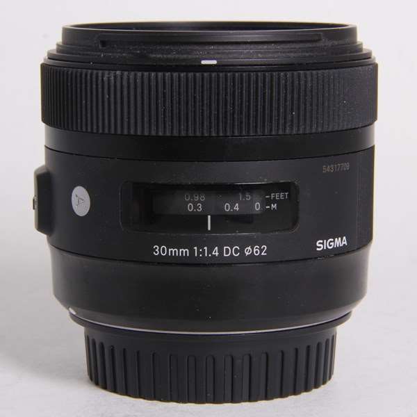 Used Sigma 30mm f/1.4 DC HSM Art Lens Canon EF