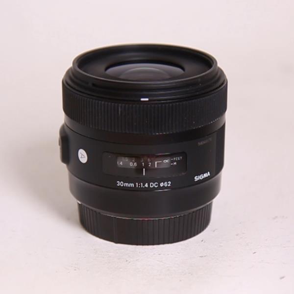 Used Sigma 30mm f/1.4 DC HSM Art Lens Canon EF