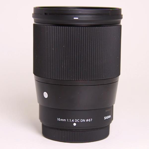 Used Sigma 16mm f/1.4 DC DN Contemporary Lens for Fujifilm X Mount