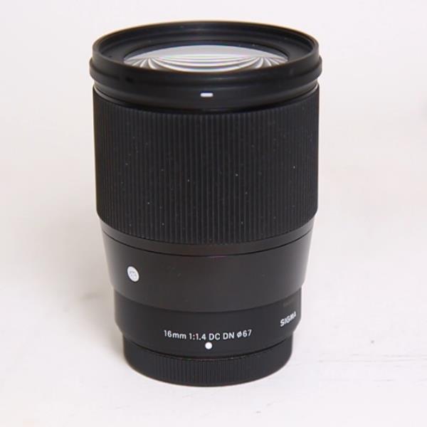 Used Sigma 16mm f/1.4 DC DN Contemporary Lens for Fujifilm X Mount