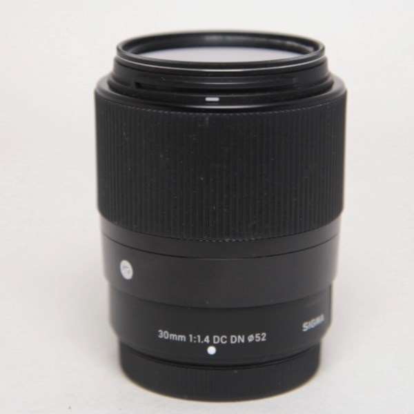 Used Sigma 30mm f/1.4 DC DN Contemporary Lens for Fujifilm X Mount