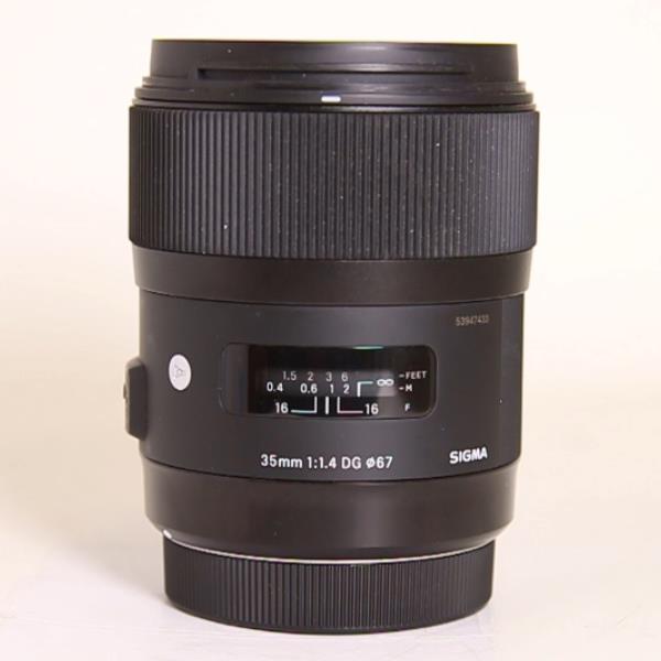 Used Sigma 35mm f/1.4 DG HSM Art Lens Canon EF