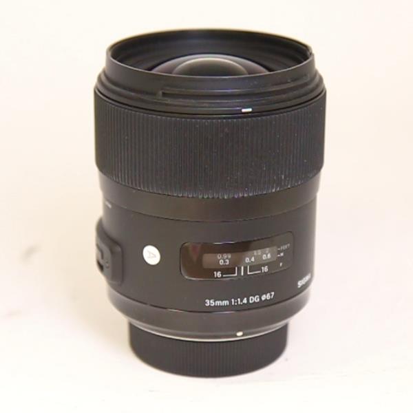 Used Sigma 35mm f/1.4 DG HSM Art Lens Nikon F