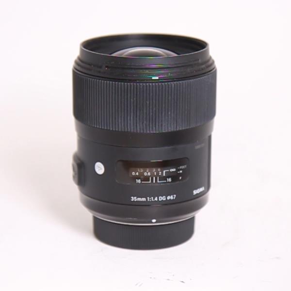 Used Sigma 35mm f/1.4 DG HSM Art Lens Nikon F