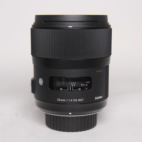 Used Sigma 35mm f/1.4 DG HSM Art Lens Nikon F