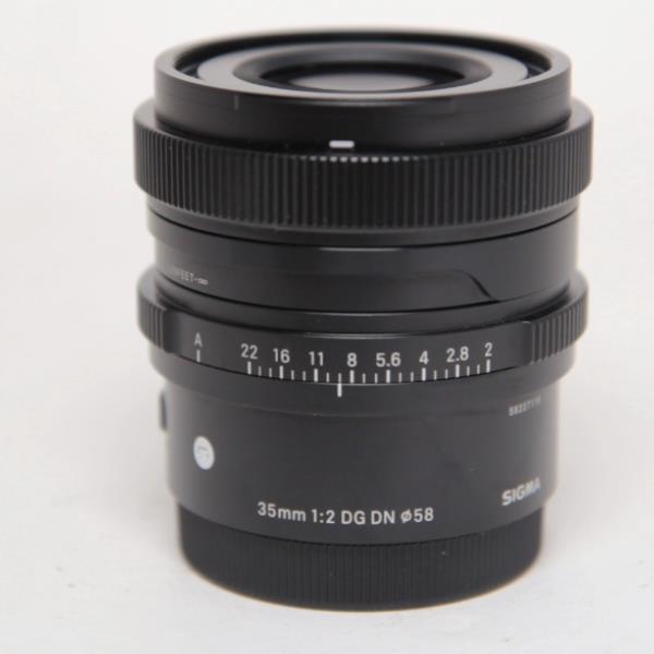 Used Sigma 35mm f/2 DG DN Contemporary Lens For Sony E