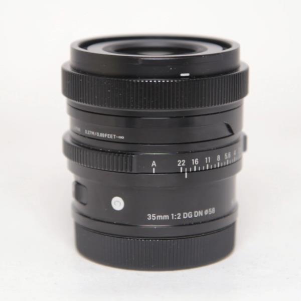 Used Sigma 35mm f/2 DG DN Contemporary Lens For L Mount