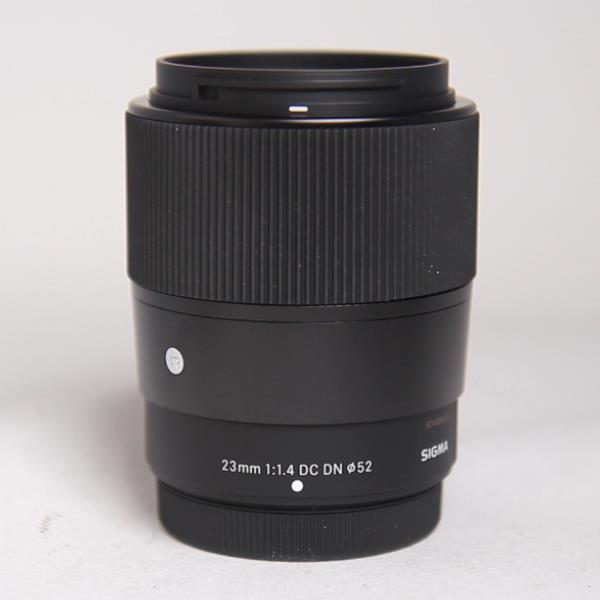 Used Sigma 23mm f/1.4 DC DN Contemporary Lens for Fujifilm X