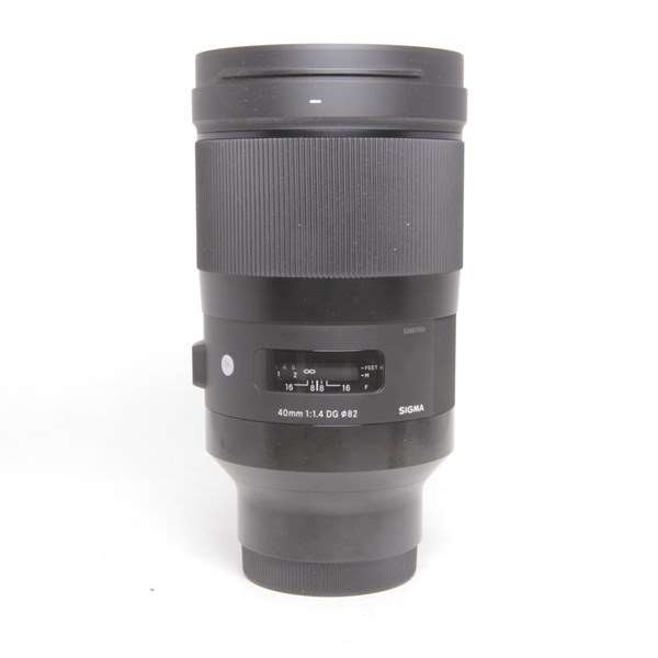 Used Sigma 40mm Lens f/1.4 DG HSM Art Sony E-Mount