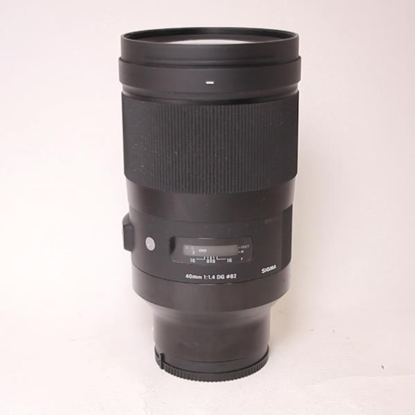 Used Sigma 40mm Lens f/1.4 DG HSM Art Sony E-Mount