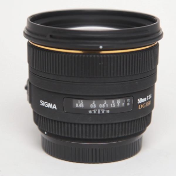 Used Sigma 50mm f/1.4 EX DG HSM  Lens Canon EF