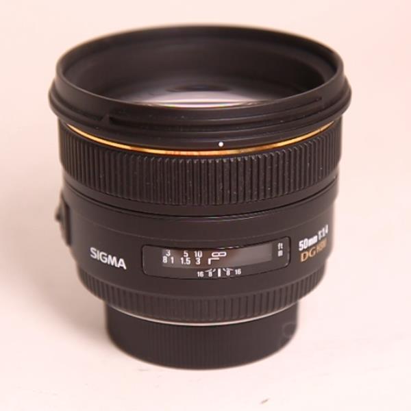 Used Sigma 50mm f/1.4 EX DG HSM - Nikon Fit