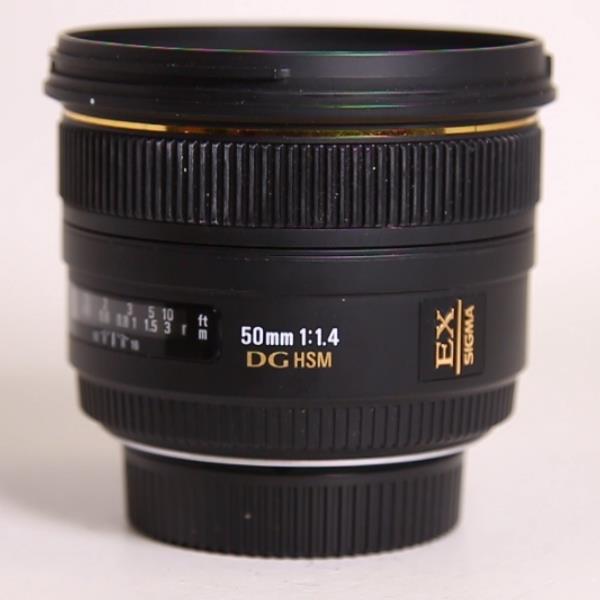 Used Sigma 50mm f/1.4 EX DG HSM - Nikon Fit