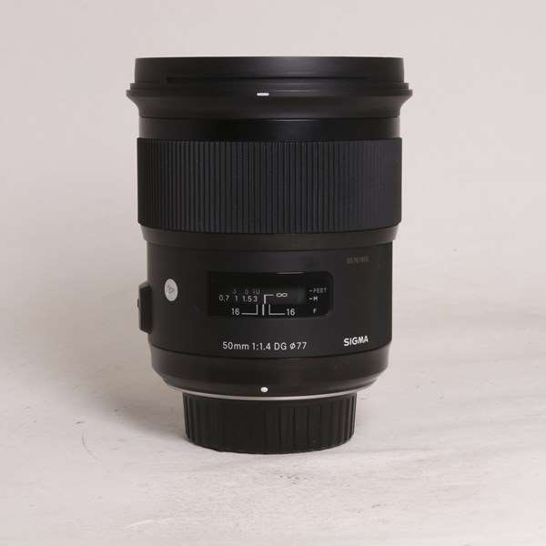 Used Sigma 50mm f/1.4 DG HSM Art Lens Nikon F