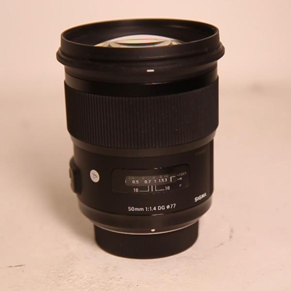 Used Sigma 50mm f/1.4 DG HSM Art Lens Nikon F