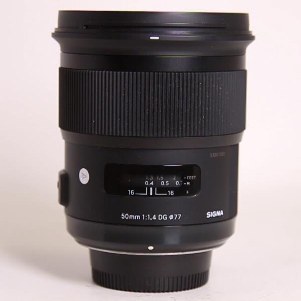 Used Sigma 50mm f/1.4 DG HSM Art Lens Nikon F