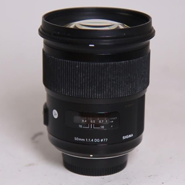 Used Sigma 50mm f/1.4 DG HSM Art Lens Nikon F