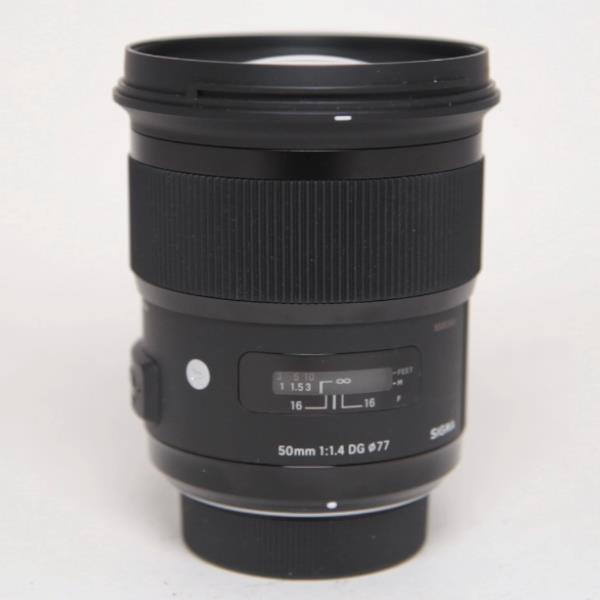Used Sigma 50mm f/1.4 DG HSM Art Lens Nikon F