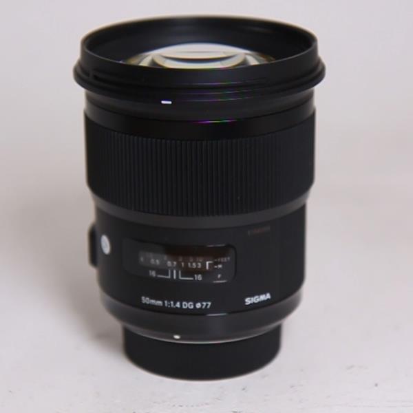 Used Sigma 50mm f/1.4 DG HSM Art Lens Nikon F