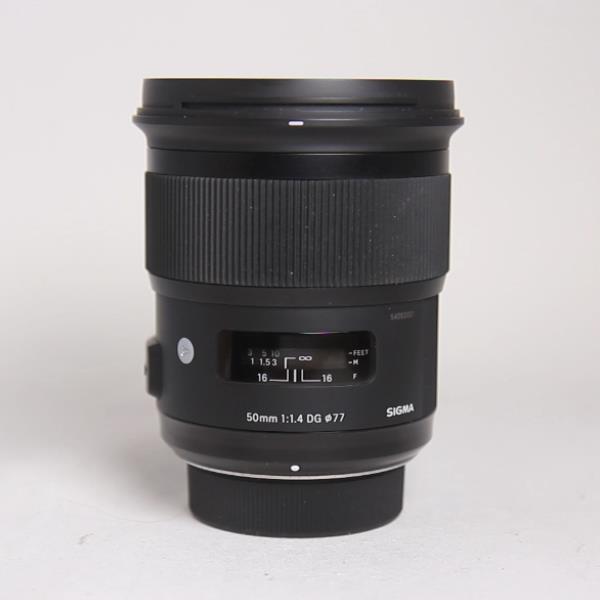 Used Sigma 50mm f/1.4 DG HSM Art Lens Nikon F