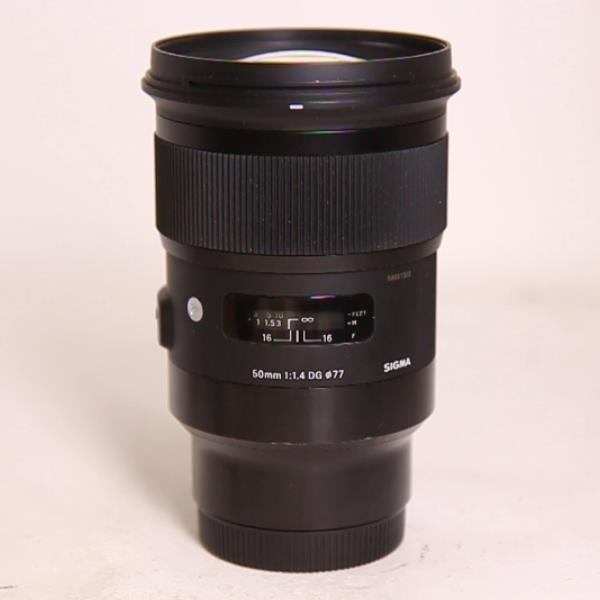 Used Sigma 50mm f/1.4 DG HSM Art Lens for Sony E