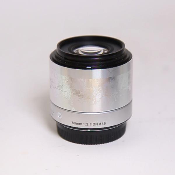 Used Sigma 60mm f/2.8 DN - Sony E-Mount - Silver