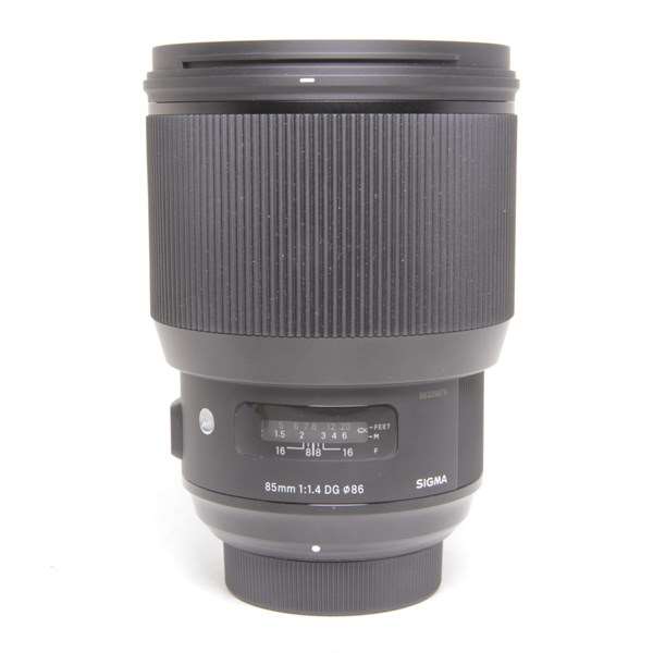 Used Sigma 85mm f/1.4 DG HSM Art Lens Nikon F