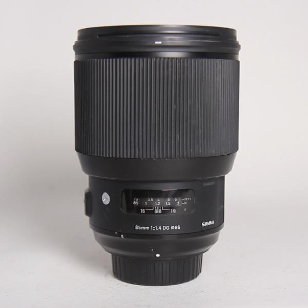 Used Sigma 85mm f/1.4 DG HSM Art Lens Nikon F