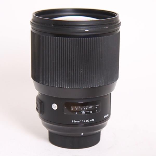 Used Sigma 85mm f/1.4 DG HSM Art Lens Nikon F