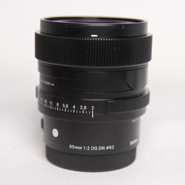 Used Sigma 65mm f/2 DG Contemporary Lens Black for Sony E
