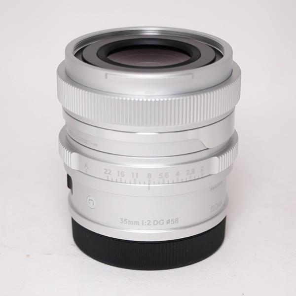 Used Sigma 35mm f/2 DG Contemporary Lens Silver for L Mount