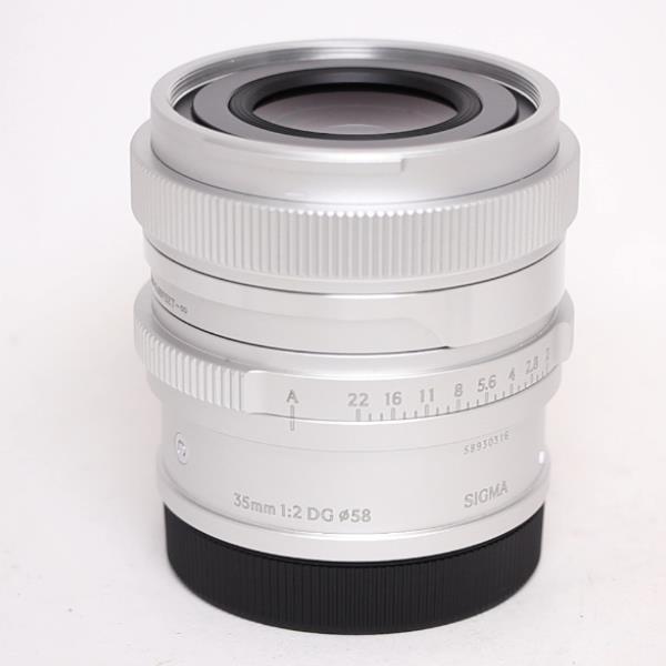 Used Sigma 35mm f/2 DG Contemporary Lens Silver for L Mount