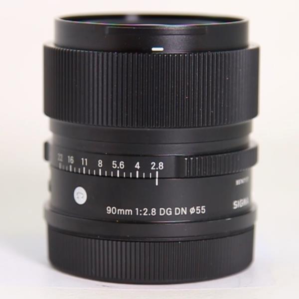 Used Sigma 90mm f/2.8 DG Contemporary Lens Black for L Mount