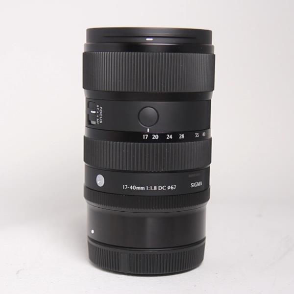 Used Sigma 17-40mm f/1.8 DC Art Lens for Canon RF Mount