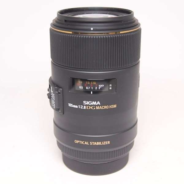 Used Sigma 105mm f/2.8 EX DG OS HSM Macro Lens Canon EF
