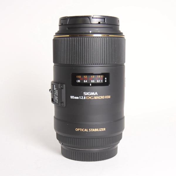 Used Sigma 105mm f/2.8 EX DG OS HSM Macro Lens Canon EF